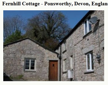 Fernhill Cottage in Devon near nature trails