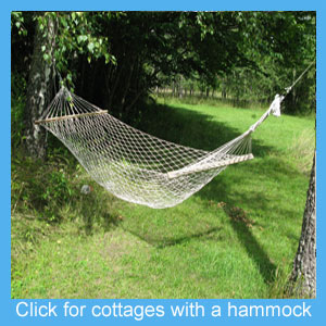 holiday cottage hammock