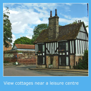 cottages with a leisure centre nearby