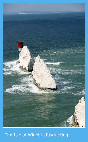 The Isle of Wight offers numerpus palces to visit